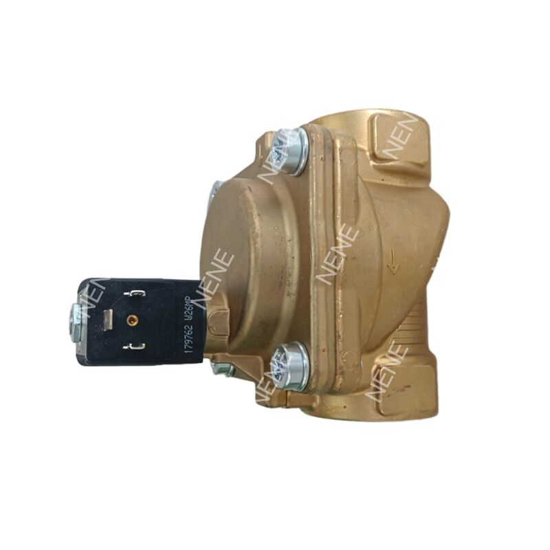00221952 G1/2 2/2 Normal olarak Kapalı 13.0 Flow Hole NBR Sealed Brass Valve Body Burkert Solenoid Valve DC24V 8W 0.2-16bar -10~+80 °C 6281 Tipi
