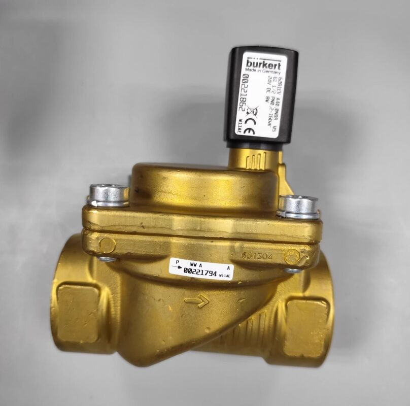 00221862 6281EV Solenoid Valf DN40 BURKERT G1 1/2 2/2 genellikle kapalıdır