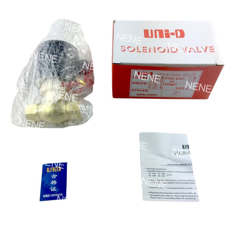 US-10 UNID Pnömatik Solenoid Valf 3/8 "NPT 2/2 Normalde Kapalı Yol (N.C.)