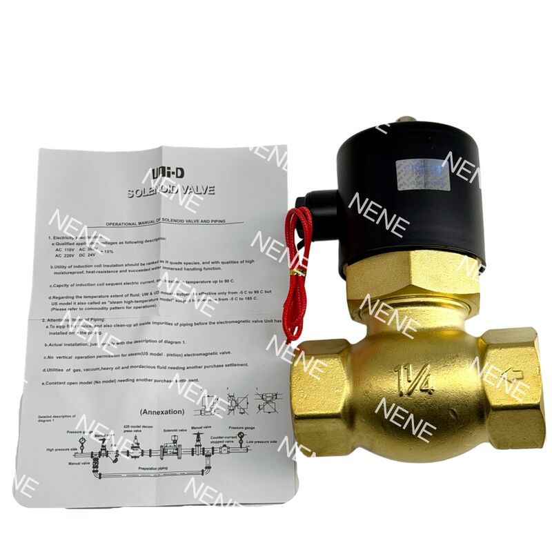 US-35 UNID NC Pnömatik Solenoid Valf Borusu Boyutu 1 1/4 "Açıklık 30 mm