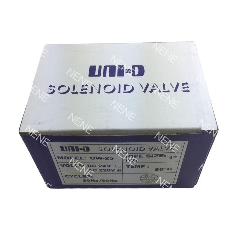 UNID NBR Diyafram Solenoid Valf UW-65 Solenoid Valf 2-1/2 "Flanged 2/2 Normal Kapalı Yol (N.C.)