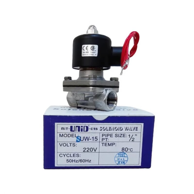 UNID Solenoid Valve SUW-15 Paslanmaz Çelik 316 Buhar Solenoid Valve Buhar Valvu Su Valvu
