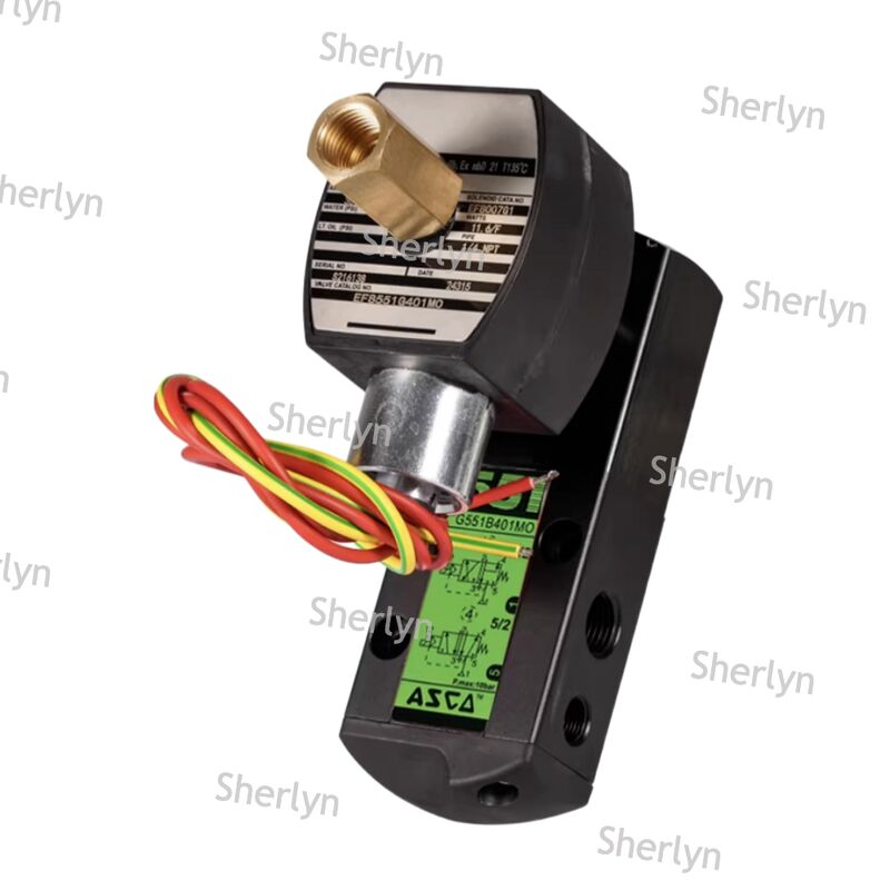 ASCO SCB320B174 Endüstriyel Elektromanyetik Valf korozyona dayanıklı malzeme Kimyasal Süreç Kontrolü Uygulanabilir