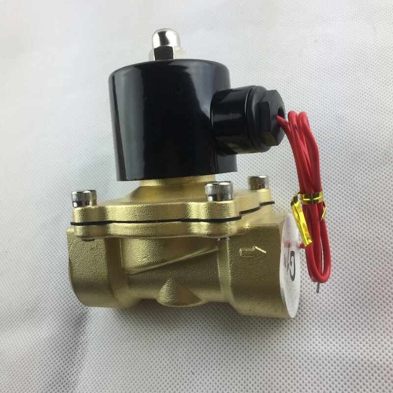 Elektromanyetik Vana Su Vanası UW-15 Bakır Gövde Normalde Kapalı Hava Vanası İki Yollu