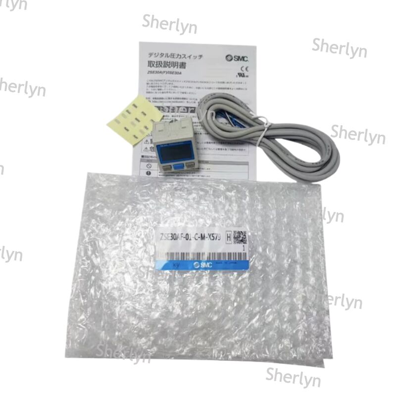 Paketleme Makinesi Manipülatörü İçin Çift PNP Çıkışlı Döndürülebilir Ekranlı Basınç Anahtarı SMC ISE30A-01-B-L