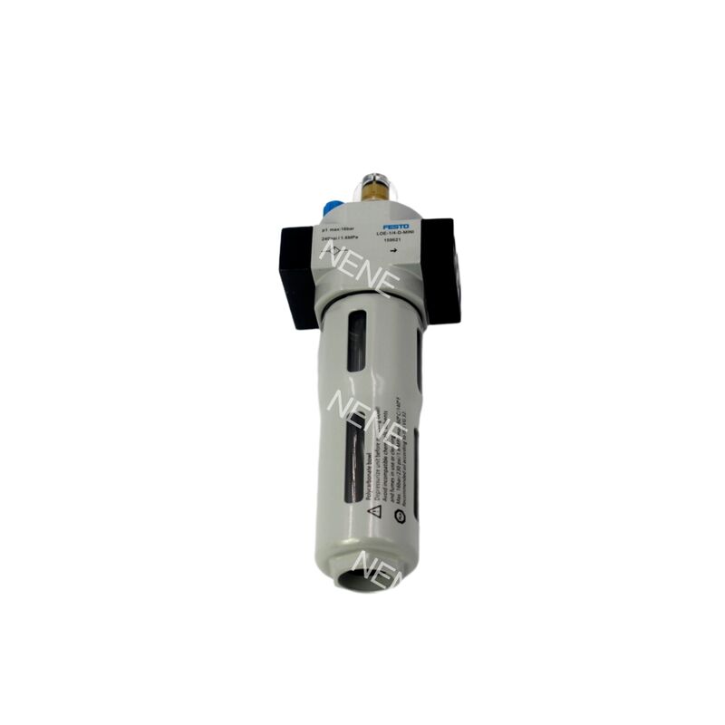 Festo LOE-1/8-D-MINI 159620 Çinko Alaşımlı Yağlayıcı 0.5-12 bar G1/8 Pnömatik Sistemler için Mini Yağ Püskürtmeli Yağlayıcı