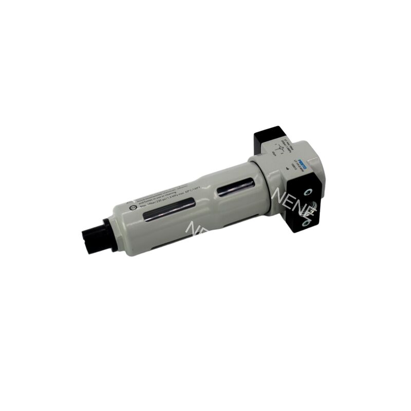 Festo LFR-3/8-D-7-MINI-A 162712 Tam Otomatik Tahliye Filtre Regülatörü G3/8 40μm 0.5-7bar 1700L/dak Çinko Alaşım Basınç Göstergeli