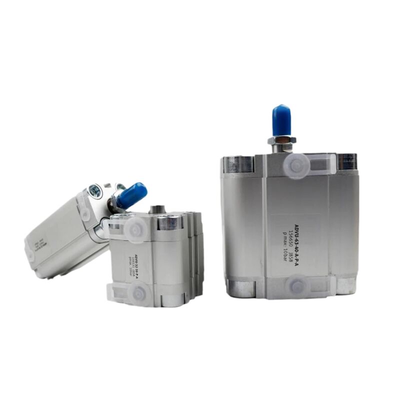 Festo ADVU-12-40-A-P-A 156592 12mm Bor 40mm Vuruş Dış Filer Hava Silinderi M5 Port Çift Etkinlik Kompakt Tasarımı