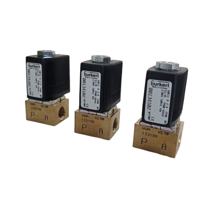 6281 Serisi BURKERT 00221884 G1 Solenoid Valf 2/2 NC Boru hattı Orta Kontrolü İçin