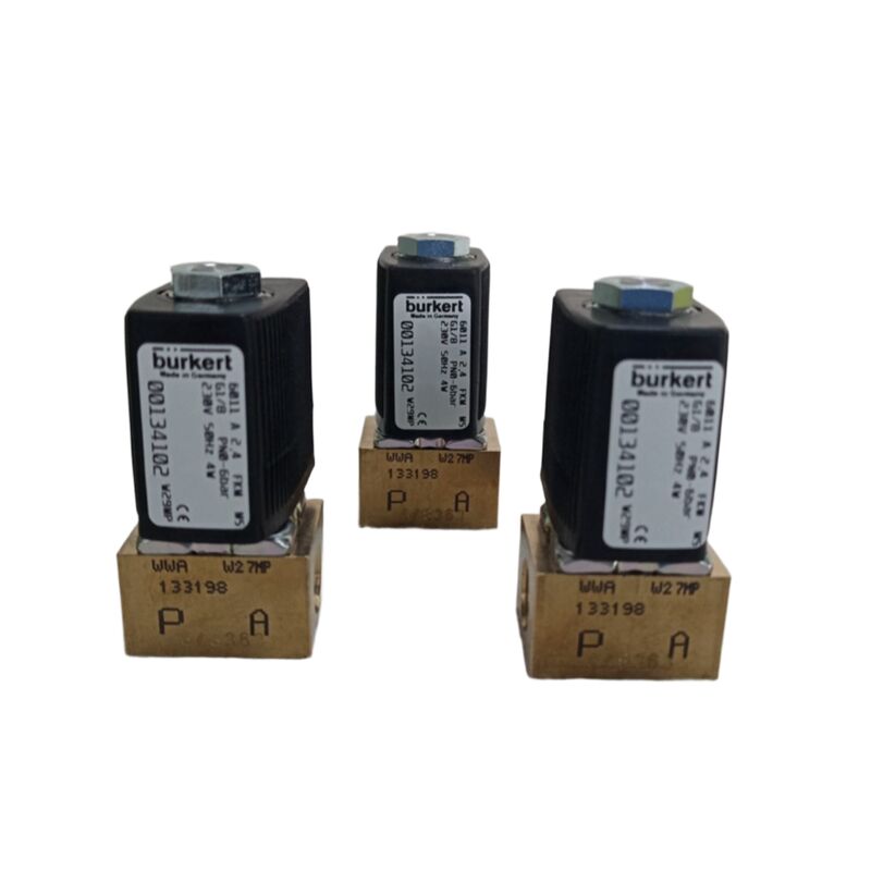 0.2-16bar Basınç Dayanıklı G1/2 BURKERT 00221882 6281 Valf Otomasyon Ekipmanı Kullanımı AC220V