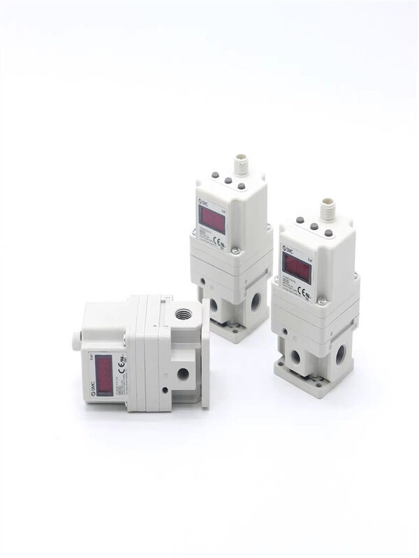 ITV1030-011 ITV1030-012 ITV1030-013 Yüksek kontrol doğruluğu için IP65 Koruma Sınıfı sağlayan SMC elektro-pneumatik orantılı düzenleyici