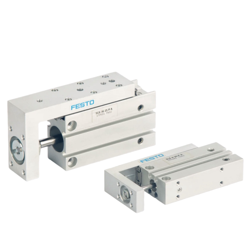 SLS-6-15-P-A 170487 Festo Yüksek Hassasiyetli Mini Kızaklı Silindir ±0,01mm Konum Doğruluğu Yarı İletken Ekipman Kullanımı