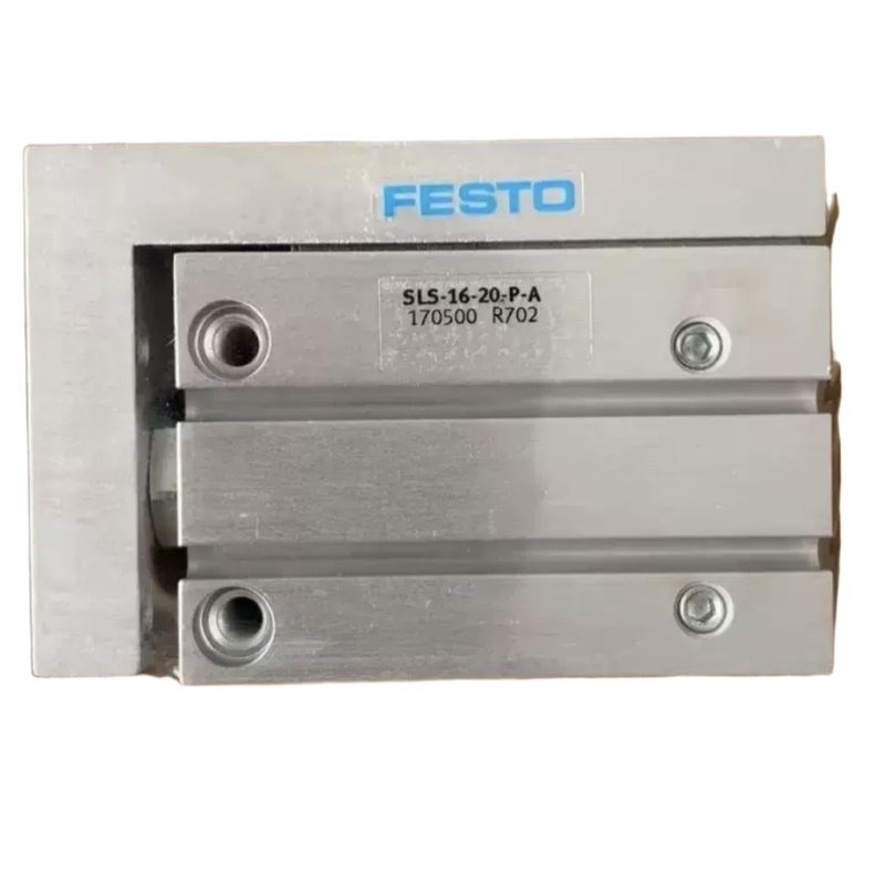 Elastik Yastıklı Çift Eylemli Doğrusal Pnömatik Aktüatör FESTO SLS Serisi Mini Kaydırma Silindir SLS-6-30-P-A #170490 6mm Bor 30mm Vuruş Yüksek Hassasiyetli Top Kafes Kılavuzu
