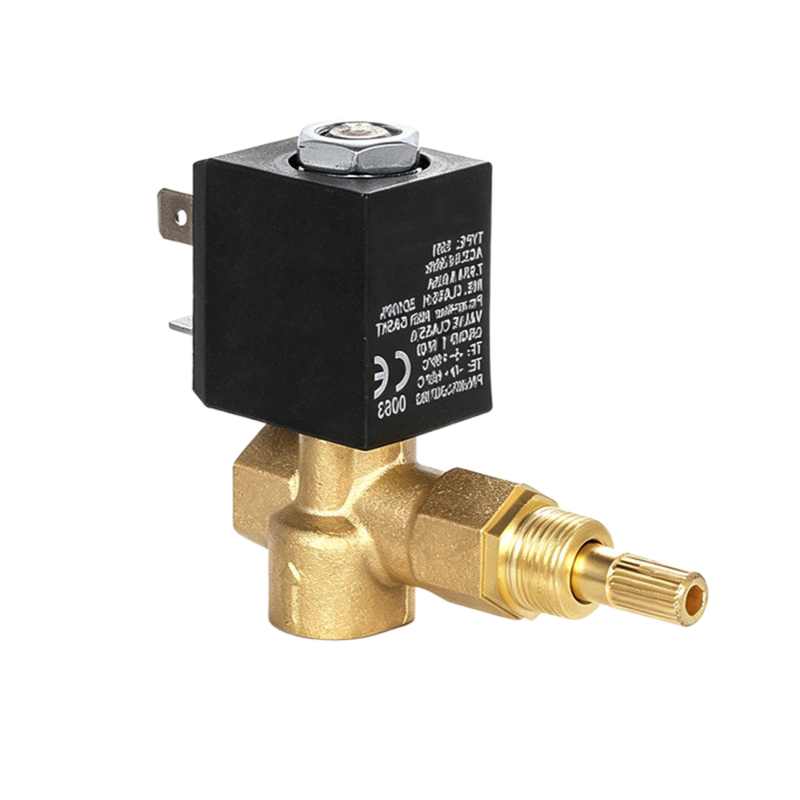 55CA-03 Hava suyu ve hafif yağı işlemek için tasarlanmış 2.8mm açıklıklı 1/8 inçlik port boyutu ile doğrudan hareket eden solenoid valfi