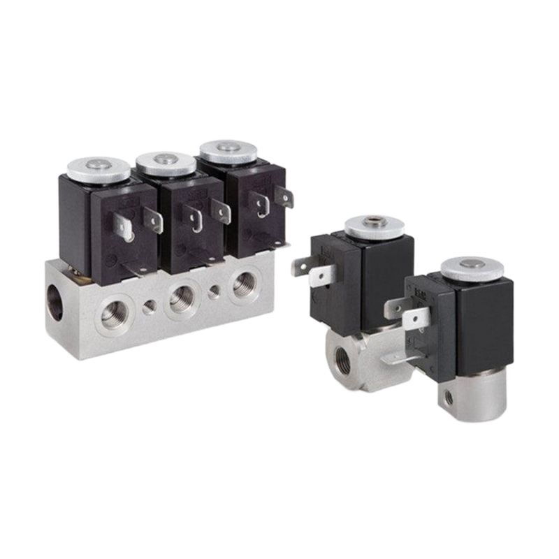 1/8 Port Boyutu 1913BA161-S Paslanmaz Çelik Solenoid Valf 2 Yolu Normalde Kapalı NBR Peçete Malzemesi 1.6mm Açıklık Boyutu