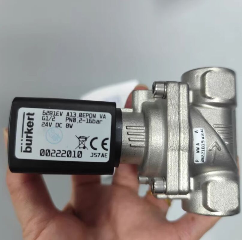 '00322529 '00322530 '00322531 Burkert Solenoid Valf Tip 6281 G1/4 2/2 normal kapalı Paslanmaz çelik AC24V 8W