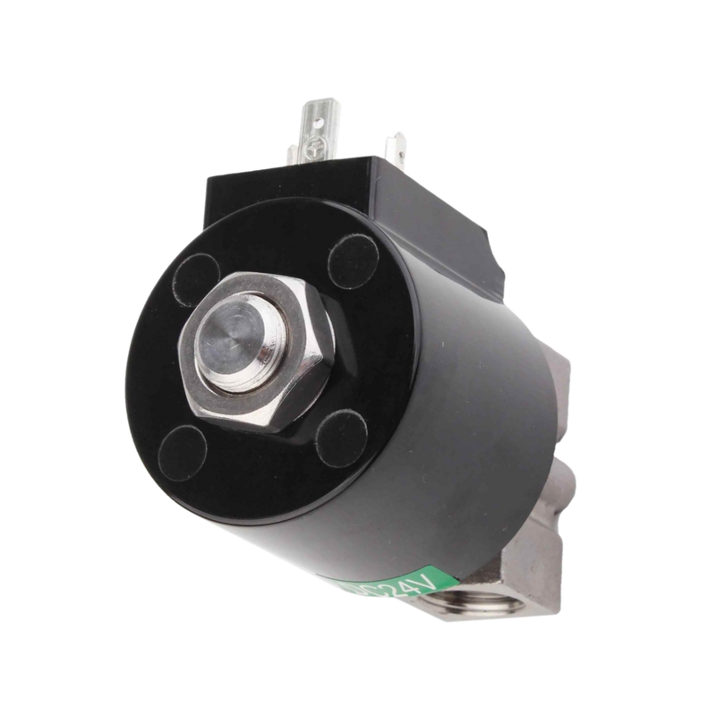 8.7AAS020B Port Boyutu 1/2 3/8 Pnömatik Solenoid Valf Paslanmaz Çelik 304 Vücut Malzemesi Açıklık Boyutu 2mm