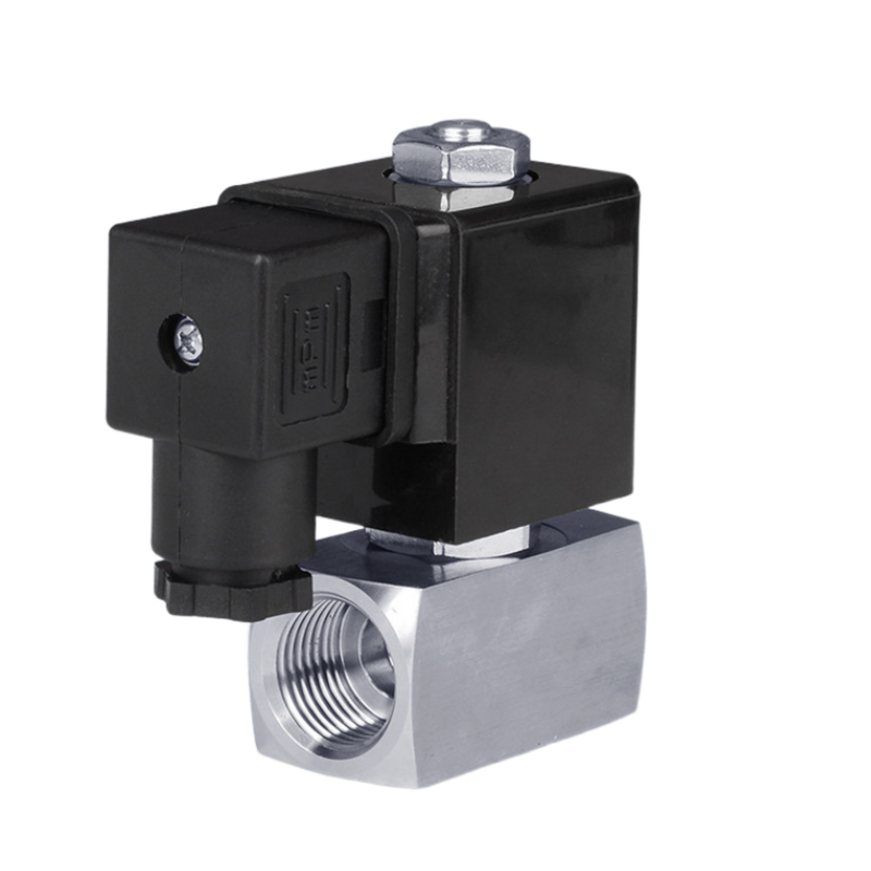 2 Yolu Normalde Kapalı Pnömatik Solenoid Valf PTFE Mühür Madde 25mm Açıklık Boyutu 1 "Port Boyutu Basınç 6'dan 120 Bar'a 24VAC