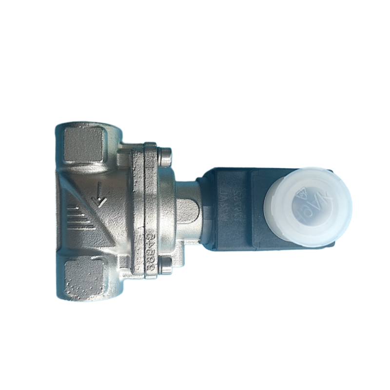 Burkert 6281 Serisi 2/2 Way NC Servo Diaphragm Solenoid Valve ile donatılmıştır G1/4 G3/8 Port Sıcaklığa Dirençli FKM Sıvı Paslanmaz Çelik Ev 10mm Açıklık 00323894 00323968 00323971 00323972