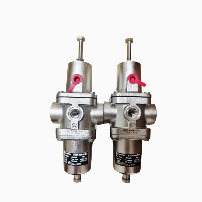 NORGREN B38P‐244‐B1MA B38P‐344‐B1MA Paslanmaz Çelik Filtre Düzenleyicisi PTF Filtresi El Kanal 5μm-25μm Eleman Koroziv Deniz-Deniz Sıkıştırılmış Hava Hazırlama Sistemi İçin NACE Uyumlu