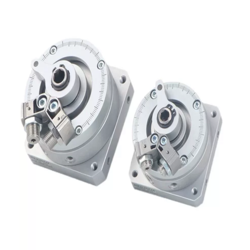 Double Acting Vane Rotary Drive with 270 Degree Swivel Angle and Shock Absorbing End Stop for Rotary Vane Actuator Sorting
