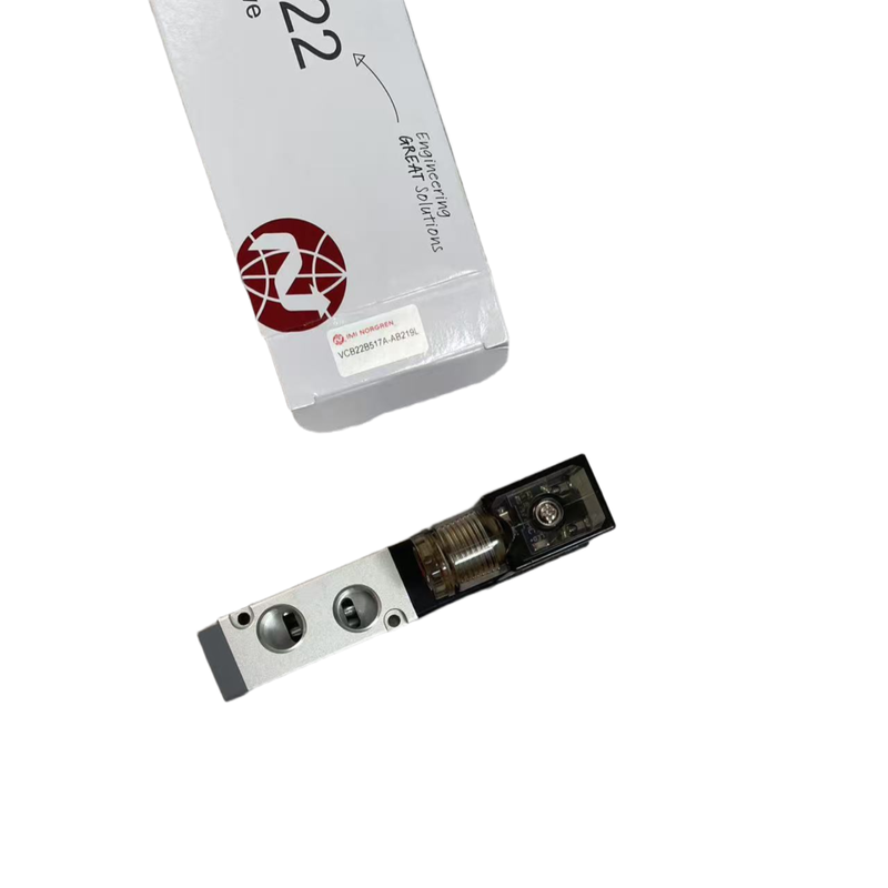 Genel Endüstriyel Otomasyon NORGREN VCB22B517A-AB219L Solenoid Valf G1/4 AC220V 5/2 Tek Pnömatik Yön Kontrol Valfi Yay Geri Dönüşlü %100 Görev Döngüsü