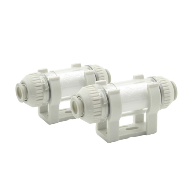 SMC ZFC300-12 ZFC Serisi Mini Negatif Basınç Filtresi Düz Geçişli Port Yerleşimi Paketleme Makineleri Pnömatik Yardımcı Vakum Boru Hattı Uygulaması İçin Yerden Tasarruf Sağlayan Montaj Seçeneği