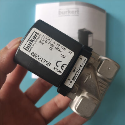 6213 Tip G3/8 2/2 Normalde Kapalı 00221758 00221759 00221761 Paslanmaz Çelik Burkert