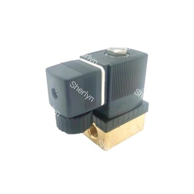 Burkert 00125301 Endüstriyel Solenoid Valf, G1/4 Inch Port, 3.0 Flow Orifisi, FKM Donanımlı Bakır Evi, 24V DC Güç 8W, 0~6bar Düşük Basınç Uygulama