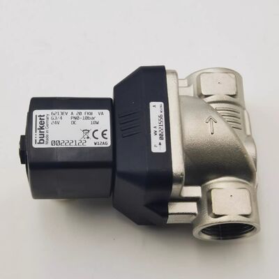00221968 00221969 00221970 Burkert Solenoid Valf 6281 tip G1/2 Paslanmaz çelik tip normalde kapalı