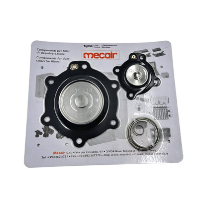 Ağır Görevli Giyinme Aksesuar DB114 FKM Diyafram Bahar Montajı Mecair Pulse Jet Solenoid Valf Sızıntılarını Azaltmak İçin Doğrudan Değiştirme Uyumlu Valf VNP/VEM214/314/414/614/714