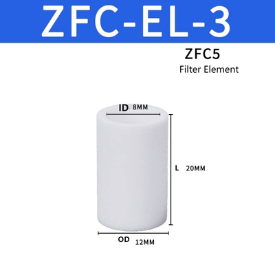 SMC ZFC‑EL‑3 ZFC Serisi Orijinal Filtre Kartuşu Yüksek Kir Tutma Kapasitesi İnce Toz Parçacıklarını Yakalar Robotik Alma ve Yerleştirme Otomasyonu Pnömatik Vakum Hattı İçin