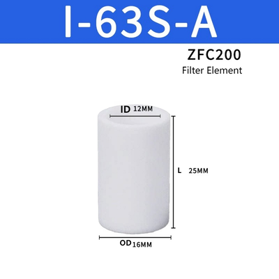 SMC ZFC200 ZFC300 ZFC Serisi In-Line Emme Filtre Elemeni Yüksek Kir Tutma Kapasitesi Blok İnce Çöpler Devamlı Endüstriyel Seçme ve Yerleştirme Ekipmanı için Vakum Dalgalanmasını Azaltın